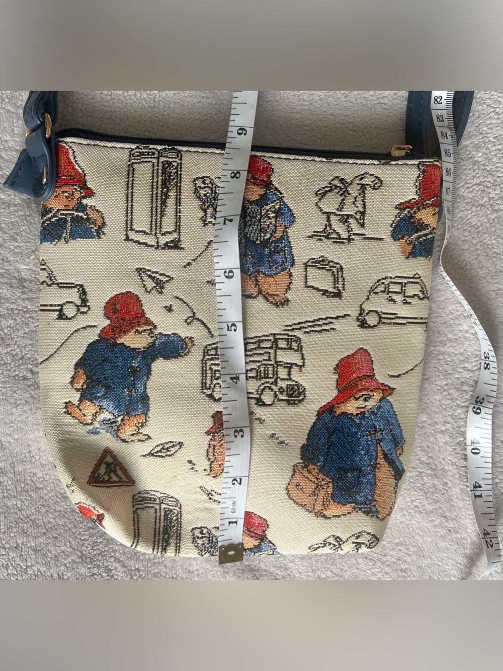 Signare Tapestry Paddington Bear Sling Cross Body Bag Shoulder Bag Women Kids - Picture 8 of 9